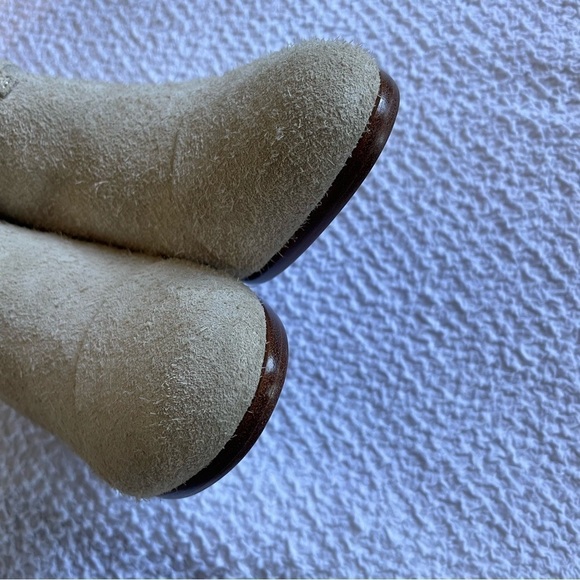 NWOT Rag & Bone Harrow Suede Stacked Heel Bootie Tan Camel Size 8.5 (38.5) - Picture 11 of 17